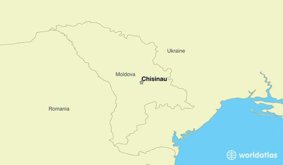 mappa di chisinau Moldova